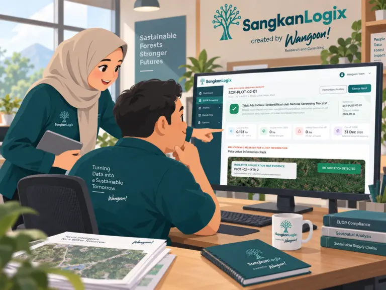 Analisis geolokasi indikatif pada SangkanLogix